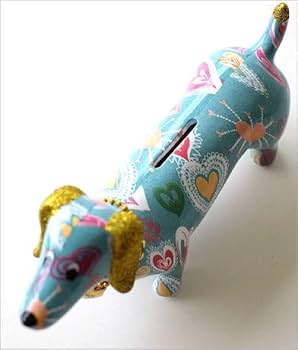 Amazon.co.jp: 貯金箱 おしゃれ 陶器 犬 いぬ ドッグ オブジェ
